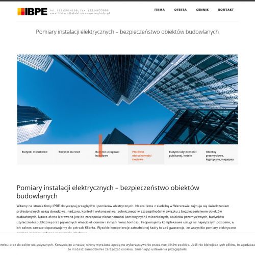 Przeglądy elektryczne w Katowicach