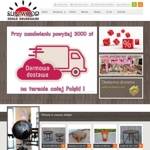 Kraków - biurka kolonialne