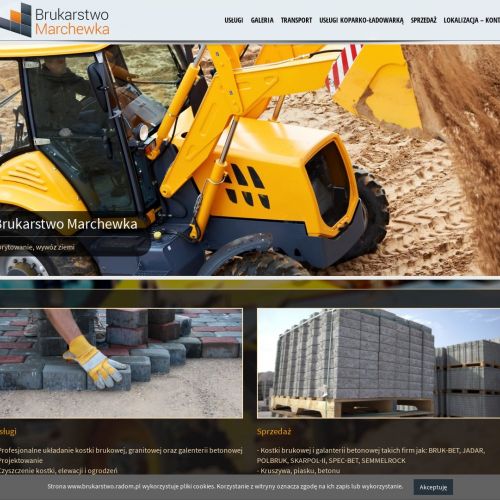 Warszawa - układanie kostki tarasowej