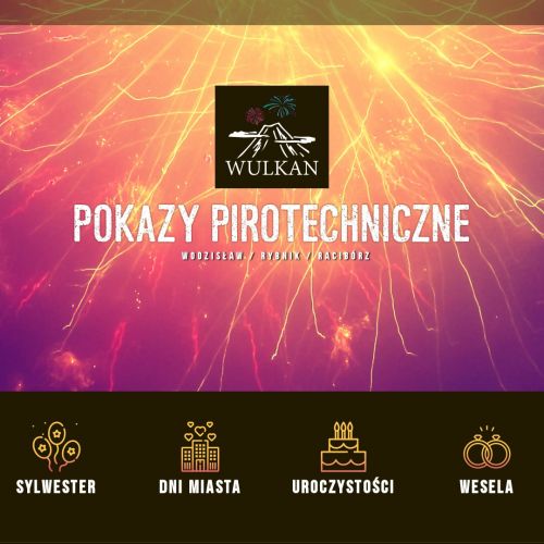 Rybnik - pokazy sztucznych ogni śląsk