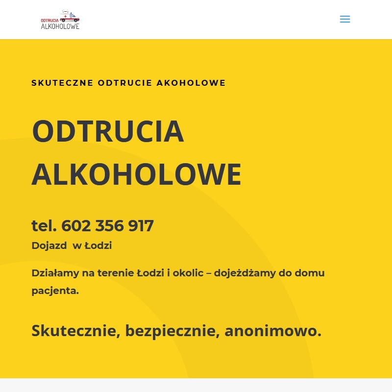 Odtruwanie poalkoholowe łódź w Łodzi