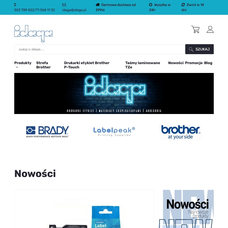 Drukarka etykiet ręczna