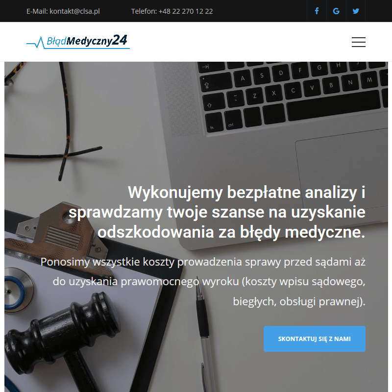 Zakażenie w szpitalu odszkodowanie