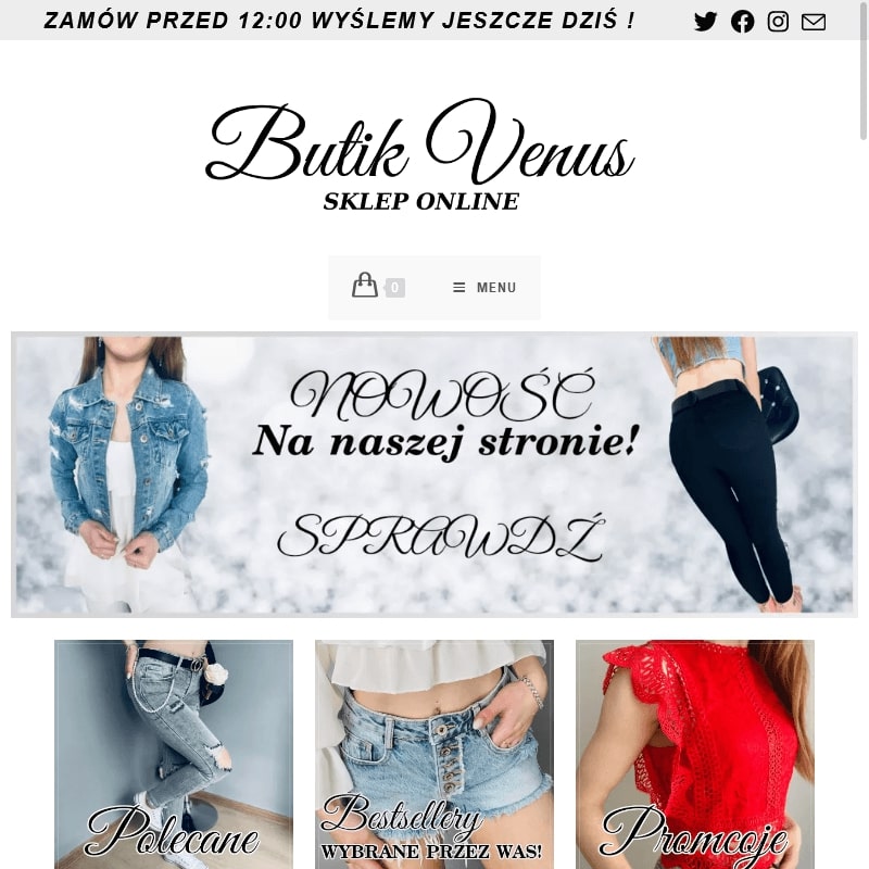 Butik odzieżowy online