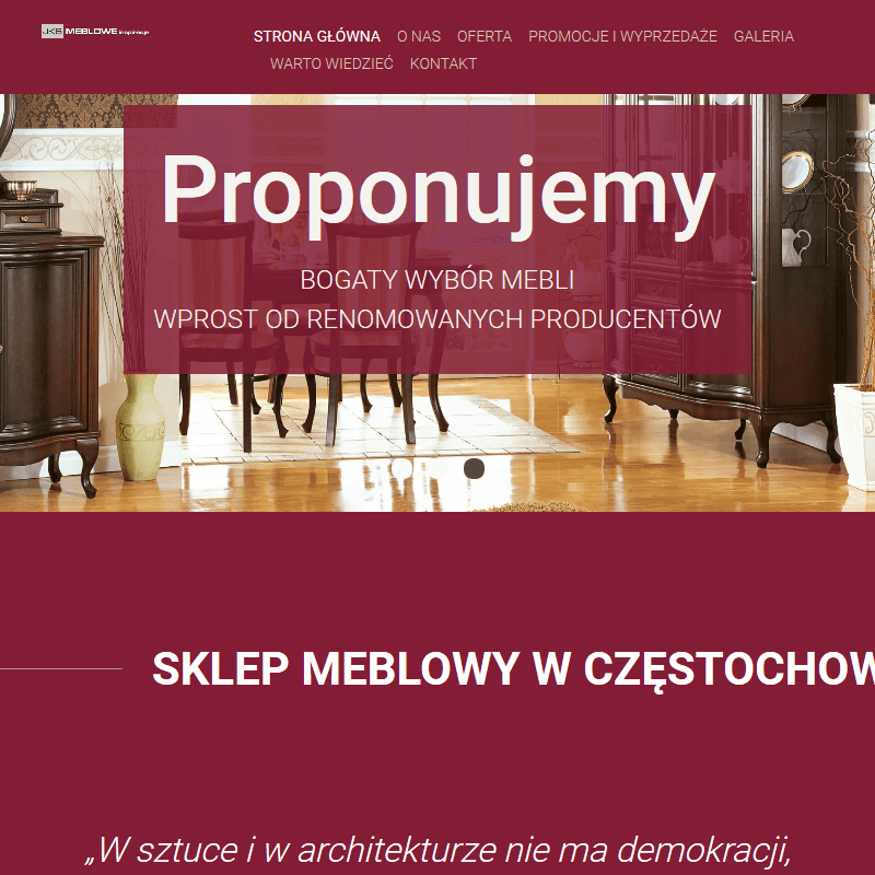 Klasyczne meble - Radomsko