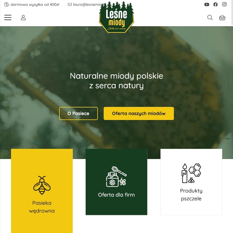 Zestaw miodów na prezent