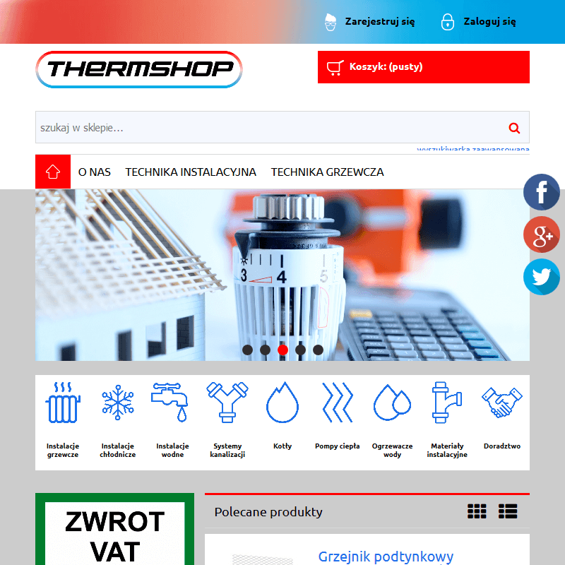 Kotły gazowe sklep